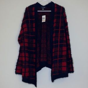 NWT 89th & Madison Plus Size Plaid Sweater